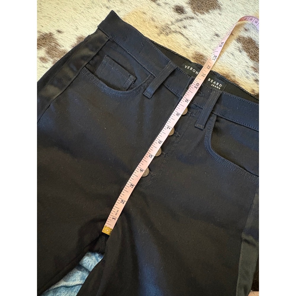 Veronica Beard Carolyn Baby Boot Jeans Size 27 In  Black - Picture 8 of 9